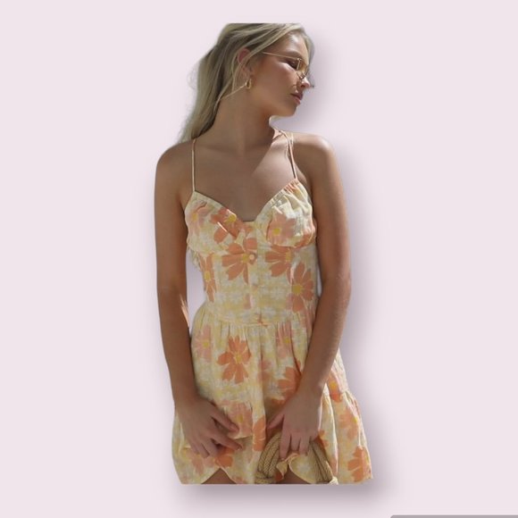 NEW! Sabo Skirt "Tasja Dress" in autumn floral ~ size S ~ wedding guest perfect - Picture 2 of 9